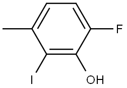 6-fluoro-2-iodo-3-methylphenol Struktur