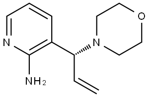 (R)-3-(1-morpholinoallyl)pyridin-2-amine Struktur