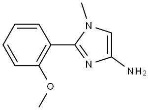 2-(2-methoxyphenyl)-1-methyl-1H-imidazol-4-amine Struktur