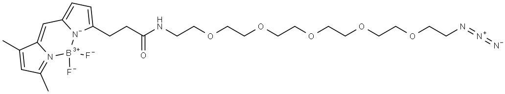 BDP FL-PEG5-azide Struktur