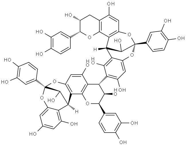 Peanut procyanidin F Struktur