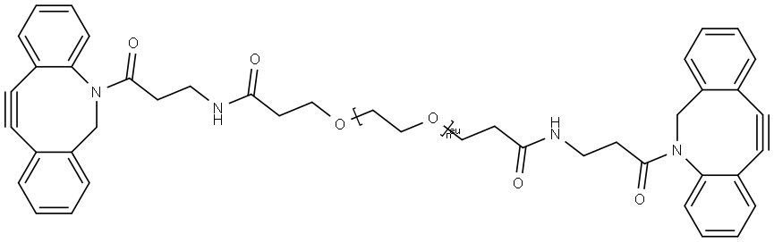 DBCO-PEG10-DBCO Struktur