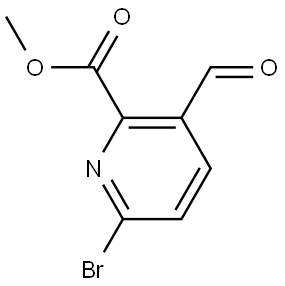 Methyl 6-bromo-3-formylpicolinate Struktur