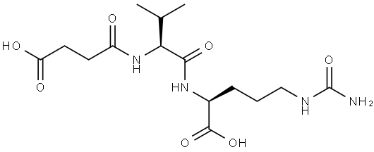 Acid-propionylamino-Val-Cit-OH Struktur