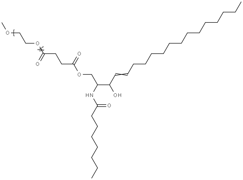 C8 PEG2 CERAMIDE Struktur