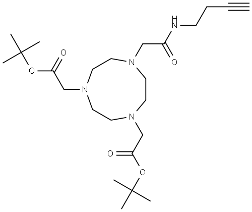 NO2A-Butyne-bis (t-Butyl ester) Struktur