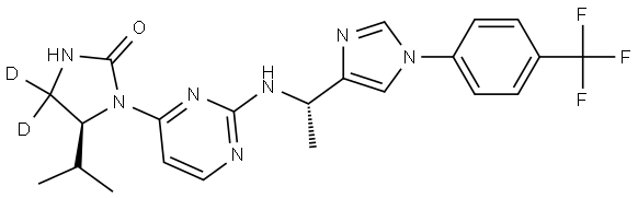 IDH1 Inhibitor 7-d2 Struktur