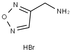 (1,2,5-oxadiazol-3-yl)methanamine hydrobromide Struktur