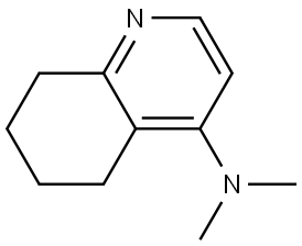 5,6,7,8-Tetrahydro-N,N-dimethyl-4-quinolinamine Struktur