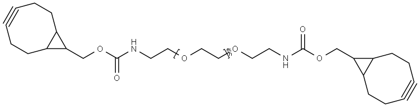 bis-PEG23-endo-BCN Struktur