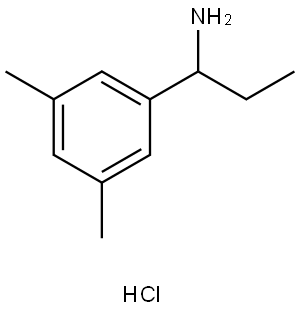 1-(3,5-dimethylphenyl)propan-1-amine hydrochloride Struktur