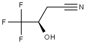 (R)-4,4,4-Trifluoro-3-hydroxybutanenitrile Struktur