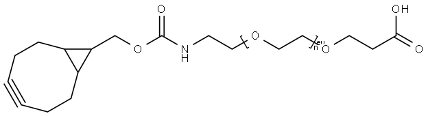 endo-BCN-PEG12-acid Struktur