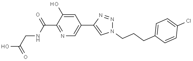 Prolyl Hydroxylase inhibitor 1 Struktur