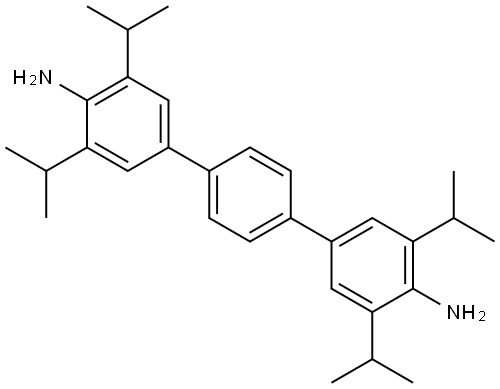 3,3'',5,5''-tetraisopropyl-[1,1':4',1''-terphenyl]-4,4''-diamine Struktur