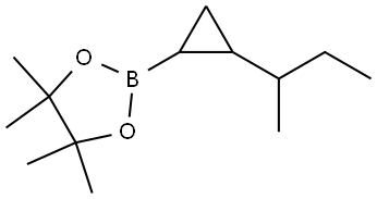 2-(sec-Butyl)cyclopropyl boronic acid pinacol ester Struktur