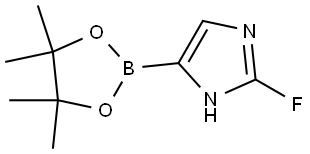 2-Fluoroimidazole-4-boronic acid pinacol ester Struktur