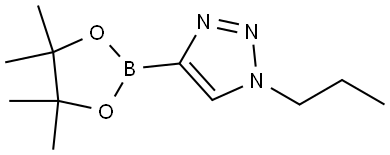 1-(N-PROPYL)-4-(TETRAMETHYL-1,3,2-DIOXABOROLAN-2-YL)-1H-1,2,3-TRIAZOLE Struktur