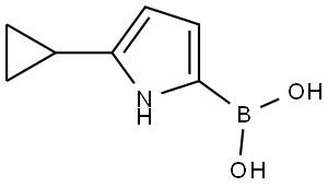 5-Cyclopropylpyrrole-2-Boronic Acid Struktur