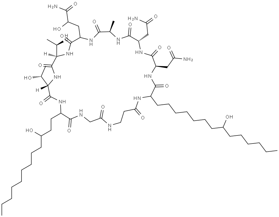 Arborcandin C Struktur