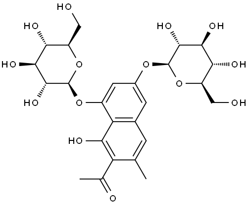 Cassiaglycoside II Struktur