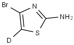 4-bromothiazol-5-d-2-amine Struktur