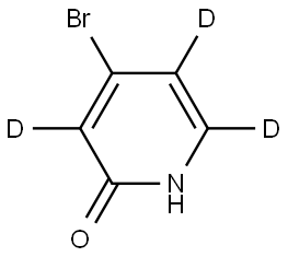 4-bromopyridin-3,5,6-d3-2-ol Struktur