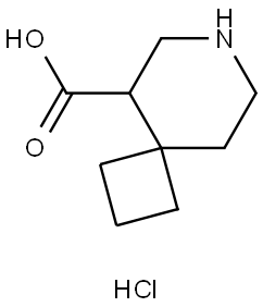 7-azaspiro[3.5]nonane-5-carboxylic acid hydrochloride Struktur