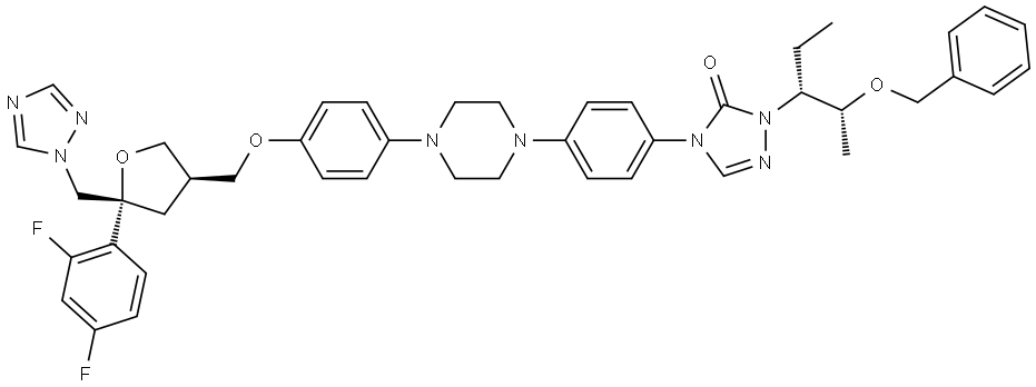 Posaconazole Impurity(R,R,R,R)OBN Struktur