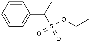 Benzenemethanesulfonic acid, α-methyl-, ethyl ester Struktur