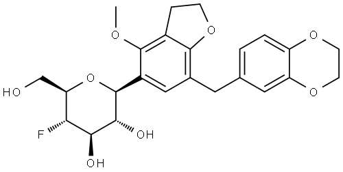 SGLT inhibitor-1 Struktur