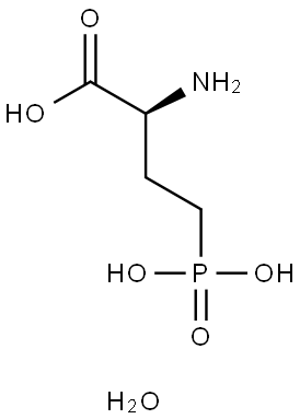 L-AP4 monohydrate Struktur