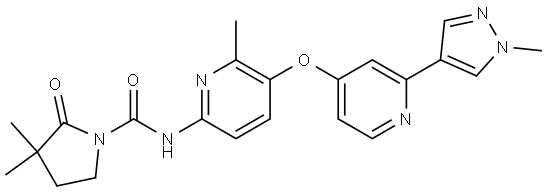 Pimicotinib Struktur