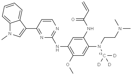 Osimertinib-13CD3 Struktur