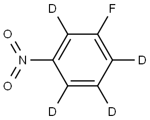 1-fluoro-3-nitrobenzene-2,4,5,6-d4 Struktur