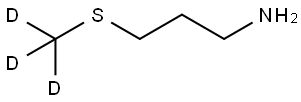 3-((methyl-d3)thio)propan-1-amine Struktur