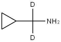 cyclopropylmethan-d2-amine Struktur