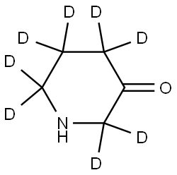 piperidin-3-one-2,2,4,4,5,5,6,6-d8 Struktur