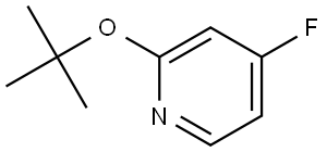 2-(tert-butoxy)-4-fluoropyridine Struktur