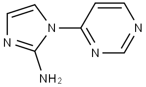 1-(pyrimidin-4-yl)-1H-imidazol-2-amine Struktur