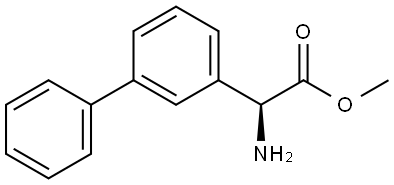 methyl (S)-2-([1,1'-biphenyl]-3-yl)-2-aminoacetate Struktur