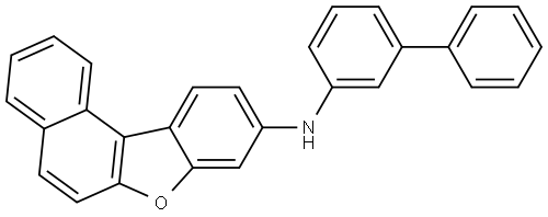 Benzo[b]naphtho[1,2-d]furan-9-amine, N-[1,1′-biphenyl]-3-yl- Struktur