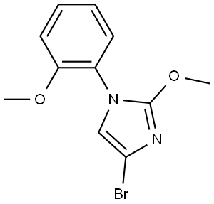 4-bromo-2-methoxy-1-(2-methoxyphenyl)-1H-imidazole Struktur