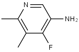 4-fluoro-5,6-dimethylpyridin-3-amine Struktur