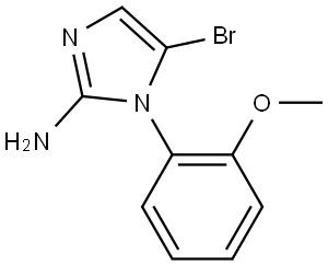 5-bromo-1-(2-methoxyphenyl)-1H-imidazol-2-amine Struktur