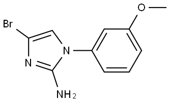 4-bromo-1-(3-methoxyphenyl)-1H-imidazol-2-amine Struktur