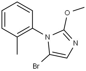 5-bromo-2-methoxy-1-(o-tolyl)-1H-imidazole Struktur