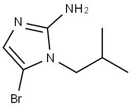 5-bromo-1-isobutyl-1H-imidazol-2-amine Struktur