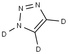 1H-1,2,3-triazole-d3 Struktur