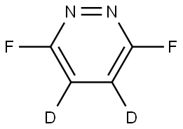 3,6-difluoropyridazine-4,5-d2 Struktur